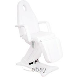 108094 Cosmétiques Chaise Blanc Avec 3 Moteurs Massage Lit De Table Électrique Beauté