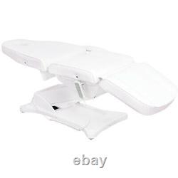 108094 Cosmétiques Chaise Blanc Avec 3 Moteurs Massage Lit De Table Électrique Beauté