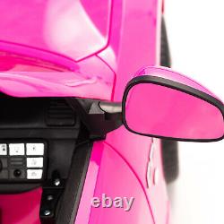 12v Maserati Licence Pink Kids Ride On Electric Car With Music Remote Control