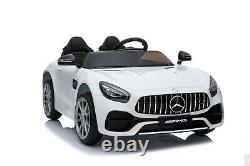 12v Mercedes Gt R Deux Seater Kids Électric Ride On Car + Parental Remote Control