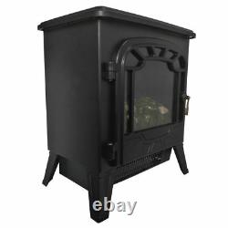 1850w Electric Fireplace Heater Fire Living Room Log Burning Flame Effect Stove (en 1850w)
