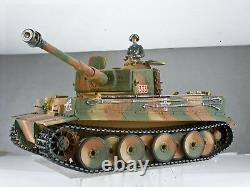 2.4ghz 1/16 Tiger I Rc Tank Middle Versio Metal Edition Avec Barrel Recoil R/c