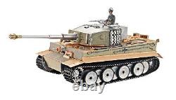 2.4ghz 1/16 Tiger I Rc Tank Middle Versio Metal Edition Avec Barrel Recoil R/c