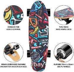 350w Skateboard Électrique Longboard Avec Contrôle À Distance E-skateboard Adultes Adolescents Nouveau