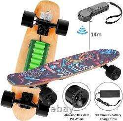 350w Skateboard Électrique Longboard Avec Contrôle À Distance E-skateboard Adultes Adolescents Nouveau