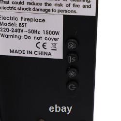 50 Pouces Télécommande Électrique Foyer D’incendie 2kw Led Fire Place Heater Stove