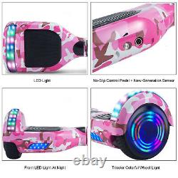 6.5 Inch Hoverboard Electric Scooter Self Balancing Board Bluetooth Led Light