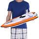 7007 Double Cheval Flying Fish Télécommande Radio Rc Racing Speed ​​boat Ep Rtr