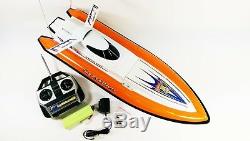 7007 Double Cheval Flying Fish Télécommande Rc Radio Speed ​​racing Boat Ep Rtr
