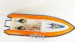 7007 Double Cheval Flying Fish Télécommande Rc Radio Speed ​​racing Boat Ep Rtr
