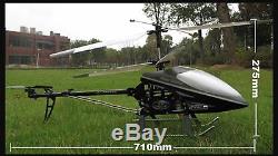 9101 Double Cheval 3.5ch Énorme Hélicoptère De Contrôle À Distance Construit En Gyro