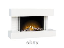 Adam Altair Wall Mounted Electric Fire Suite + Downlights & Télécommande Pure