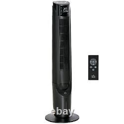 Air Cooler, Chambre D'éventail De Refroidissement De La Tour De Glace Par Évaporation Avec Télécommande, Noir