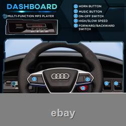 Audi RS e-tron GT Voiture électrique 12V avec licence et télécommande, musique