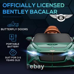 Bentley Bacalar : Voiture électrique pour enfants 12V avec télécommande homologuée