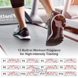Bluetooth Pro Treadmill Électrique Motorisé Pliant Fonctionnement De La Machine Home Fitness