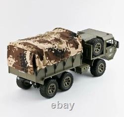 Camion militaire RC à 6 roues motrices 1/16, voiture crawler, véhicule militaire électrique à télécommande