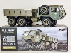 Camion télécommandé RC tout-terrain 6wd 1/12 Armée Hobby Militaire Rock Crawler