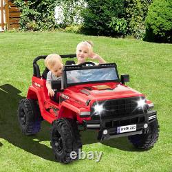 Camion vert pour enfants 2 places voiture électrique télécommandée