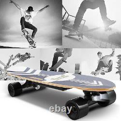 Caroma 350w Skateboard Électrique 20km/h Mode De Télécommande Pour Adolescents Adultes Royaume-uni