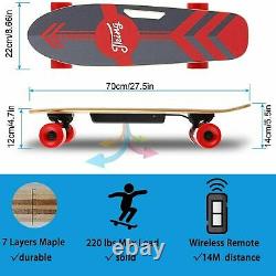 Caroma Electric Skateboard Remote Control, 350w Electric Longboard Cadeau Adulte Nouveau