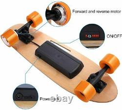 Caroma Electric Skateboard Télécommande Led, 350w Electric Longboard Cadeau Adulte
