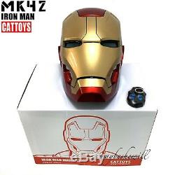 Cattoys Iron Man Mk42 Casque 11 Masque Led Eoli Cool Replica Model De Luxe Cosplay