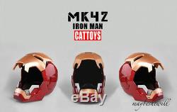 Cattoys Iron Man Mk42 Casque 11 Masque Led Eoli Cool Replica Model De Luxe Cosplay
