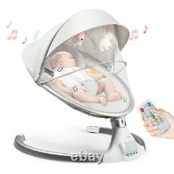 Chaise Pour Bébé Électrique Bébé Nouveau-né Swing Rocker Bed Avec Télécommande
