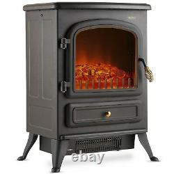 Chauffe-glace Électrique Vonhaus 1850w Portable Log Burner Fireplace Flame Effect