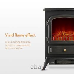 Chauffe-glace Électrique Vonhaus 1850w Portable Log Burner Fireplace Flame Effect