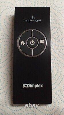 Cheminée électrique Dimplex Opti-myst avec effet de flamme et de fumée 3D et télécommande