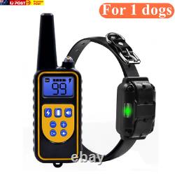 Collier de dressage électrique pour chien étanche avec télécommande