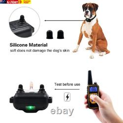 Collier de dressage électrique pour chien étanche avec télécommande