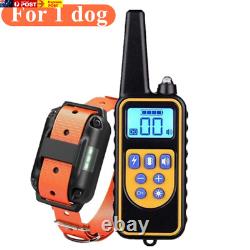 Collier de dressage électrique pour chien étanche avec télécommande