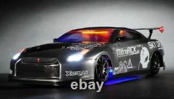 Dépasser Rc 1/10 Madspeed Driftking Brushless Remote Control Drift Car Led Sk Grey