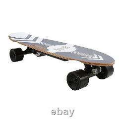 Electric Skateboard Longboard Télécommande 20km/h E-skateboard Cadeau Adulte Nouveau