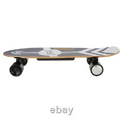Electric Skateboard Longboard Télécommande 20km/h E-skateboard Cadeau Adulte Nouveau