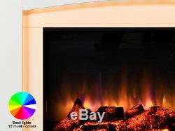 Endeavour Fires Danby Electric Fireplace Dans Une Suite De Feu En Mdf Blanc Cassé
