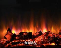 Endeavour Fires Danby Electric Fireplace Dans Une Suite De Feu En Mdf Blanc Cassé
