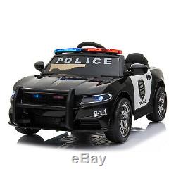 Enfants Ride On De Police Électrique Style De Batterie À Distance Toy Voiture Control 2.4g