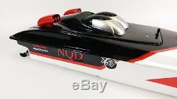 Énorme Moteur Noir Storm Storm Rc Fast Boat Racing Bateau Télécommandé
