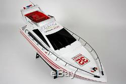 Énorme Rc Heng Long Radio Télécommande Double Moteur Atlantic Yacht Speed ​​sail Boat