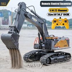 Excavateur À Télécommande, 114 Excavateur Rc À 22 Canaux Pour Enfants/adultes Digger Rc