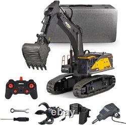 Excavatrice télécommandée Huina 1594 RC Digger 1/14 22 canaux NOUVELLE VERSION 2023