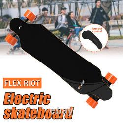 Exway Electric Skateboard Riot Super Flex Deck Usb Charge 40km/h + Contrôle De Distance