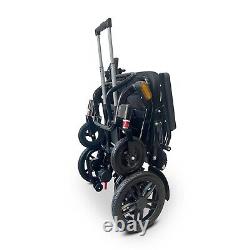 Fauteuil roulant électrique pliable, léger, avec télécommande sans fil