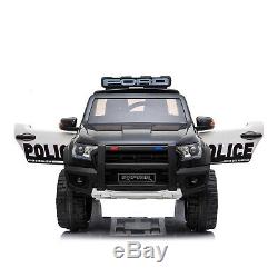 Ford Ranger Police Licensed 12v Enfants Ride On Électrique Télécommande De Voiture