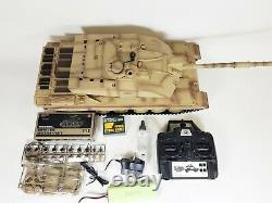 Heng Long Radio Remote Control Rc Tank Challenger 2 Version 6 Infrarouge 2.4 Bb