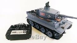 Heng Long Radio / Télécommande Télécommande Tiger Tank Echelle 1 / 16eme Super Detail Pas Cher